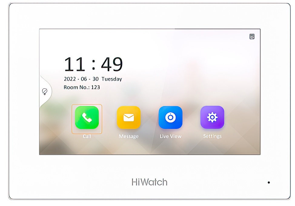 Видеодомофон HiWatch VDP-H3211W