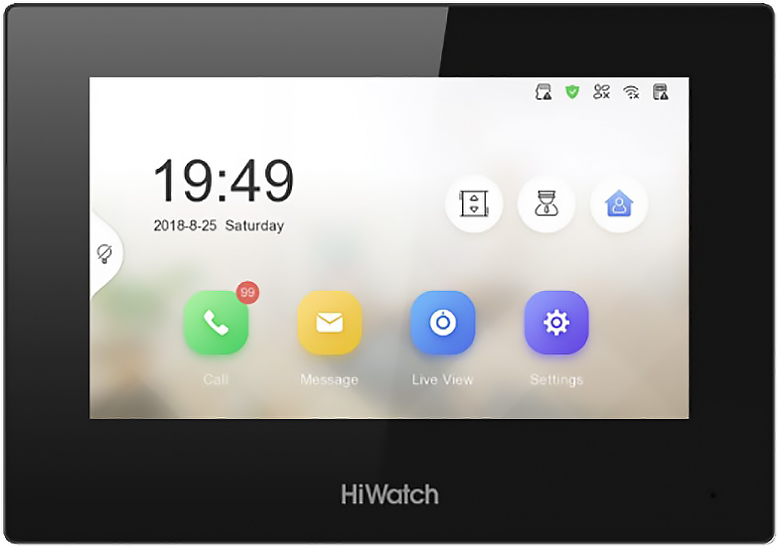 Видеодомофон HiWatch VDP-H3212WB